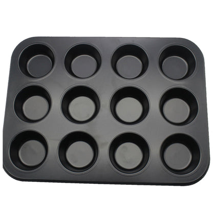 12 Hole Cupcake Tray, Muffin Pan non stick cupcake baking pan kitchen utensil