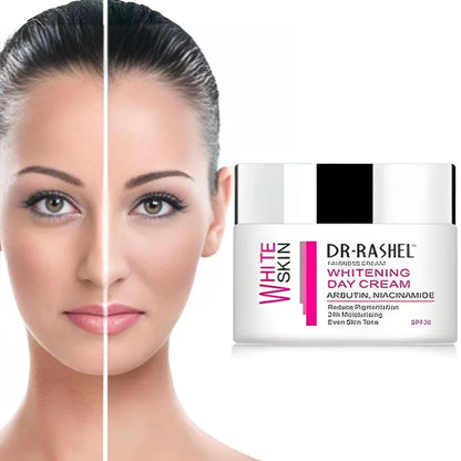 Dr. Rashel Fairness Whitening DAY Cream | Brightening & Hydrating Formula with Arbutin & Niacinamide (50g) | Imported