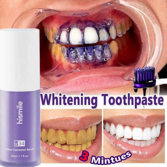 Hismile V34 Color Corrector Serum | High Quality |  Instant Teeth Brightening Solution | 30ml